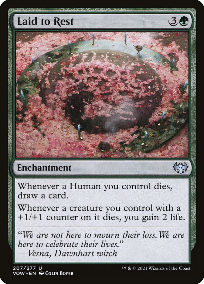 Laid to Rest - carta Magic The Gathering