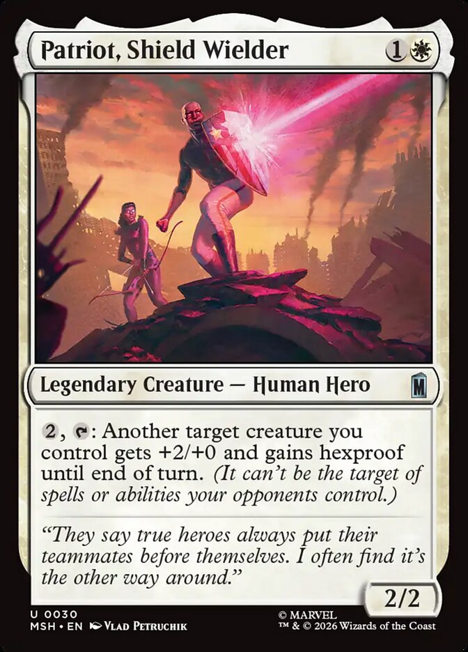 Patriot, Shield Wielder - carta Magic The Gathering