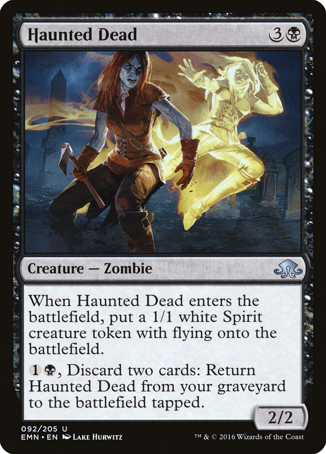 Haunted Dead - carta Magic The Gathering