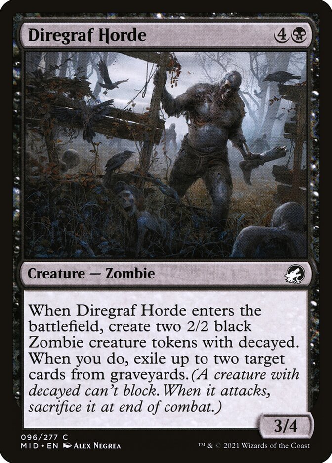 Diregraf Horde - carta Magic The Gathering