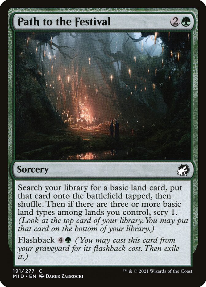 Path to the Festival - carta Magic The Gathering