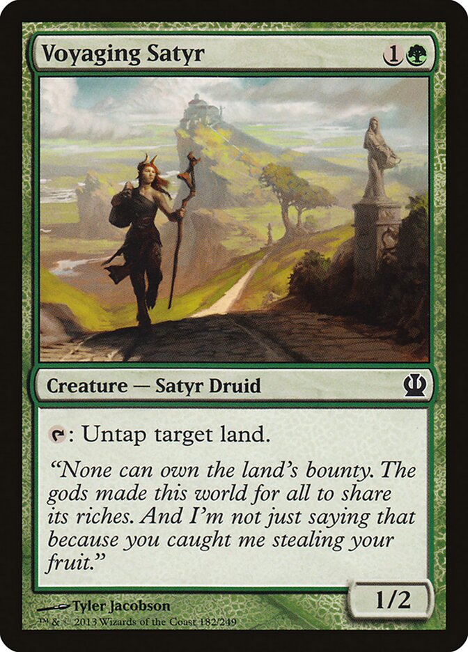 Voyaging Satyr - carta Magic The Gathering