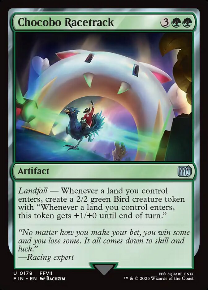 Chocobo Racetrack - carta Magic The Gathering