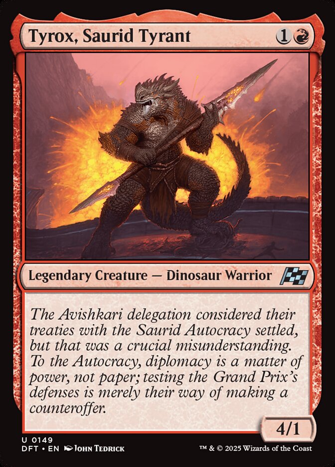 Tyrox, Saurid Tyrant - carta Magic The Gathering