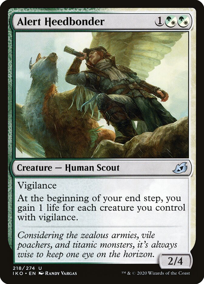 Alert Heedbonder - carta Magic The Gathering