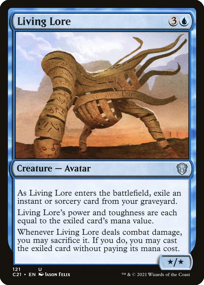 Living Lore - carta Magic The Gathering