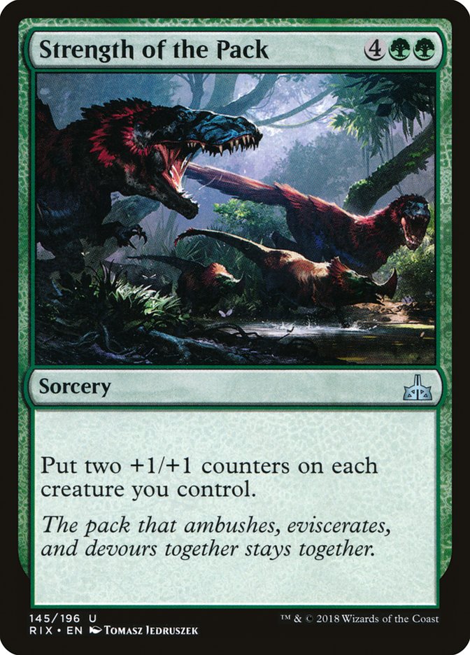 Strength of the Pack - carta Magic The Gathering