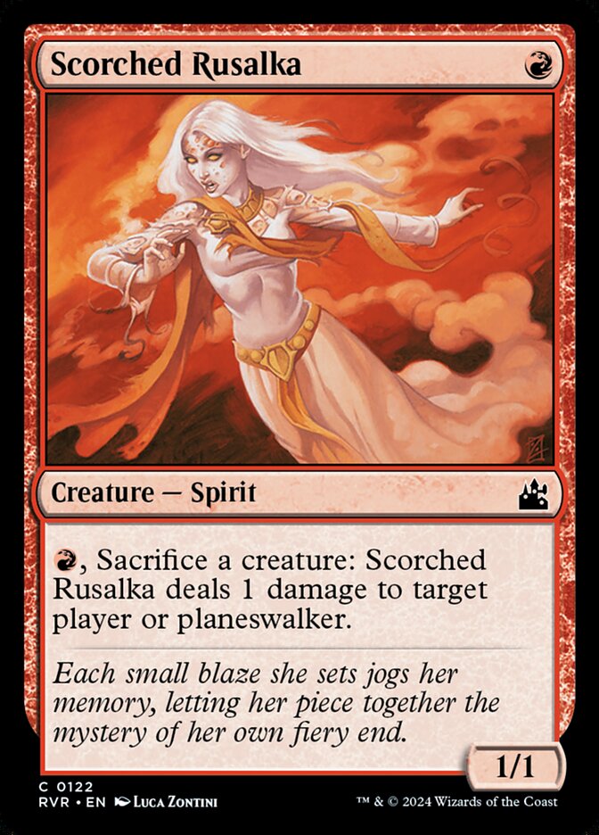 Scorched Rusalka - carta Magic The Gathering