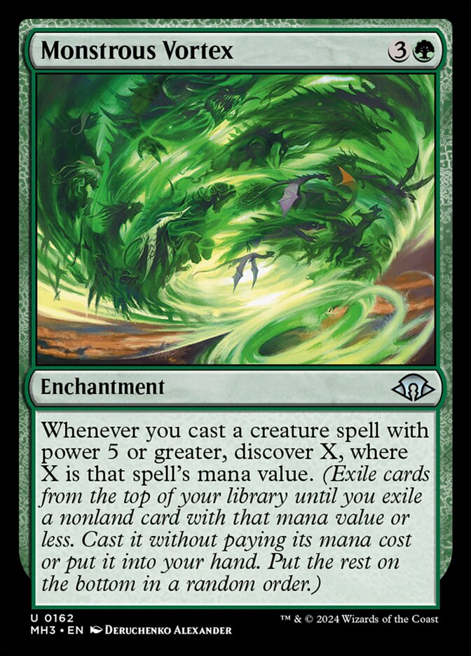 Monstrous Vortex - carta Magic The Gathering