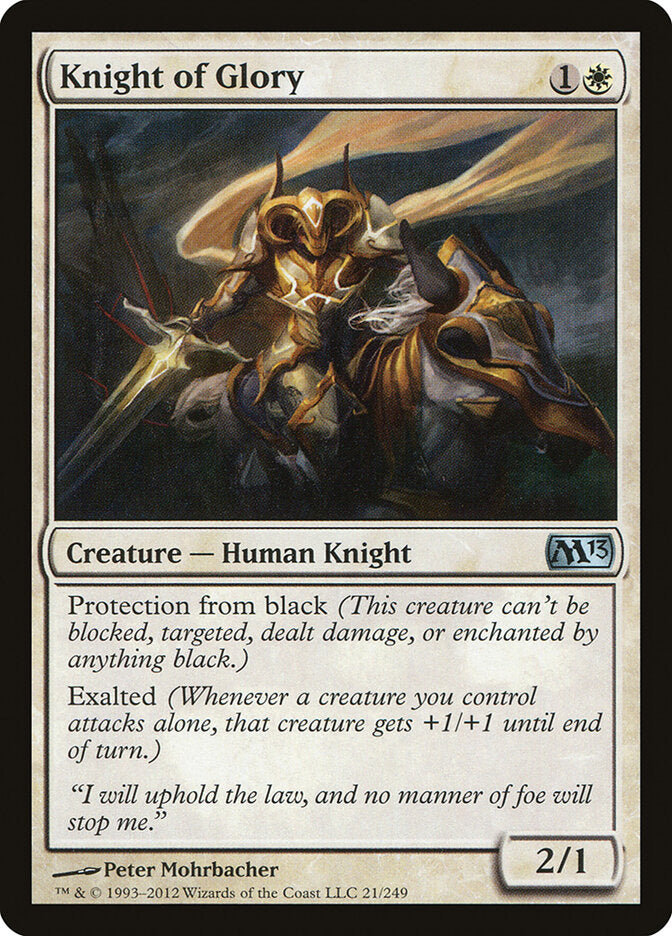 Knight of Glory - carta Magic The Gathering