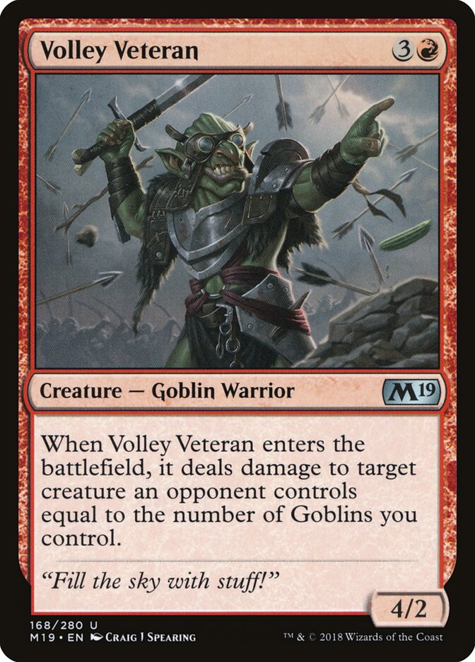 Volley Veteran - carta Magic The Gathering
