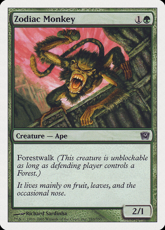 Zodiac Monkey - carta Magic The Gathering