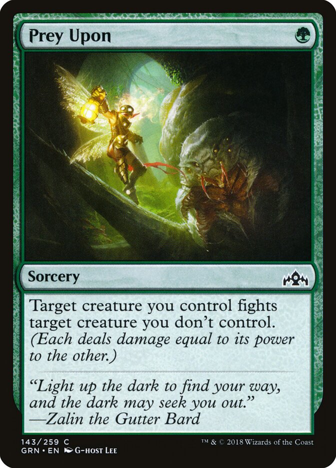 Prey Upon - carta Magic The Gathering
