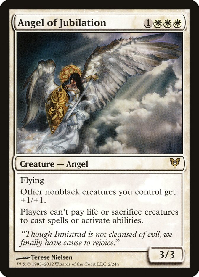 Angel of Jubilation - carta Magic The Gathering