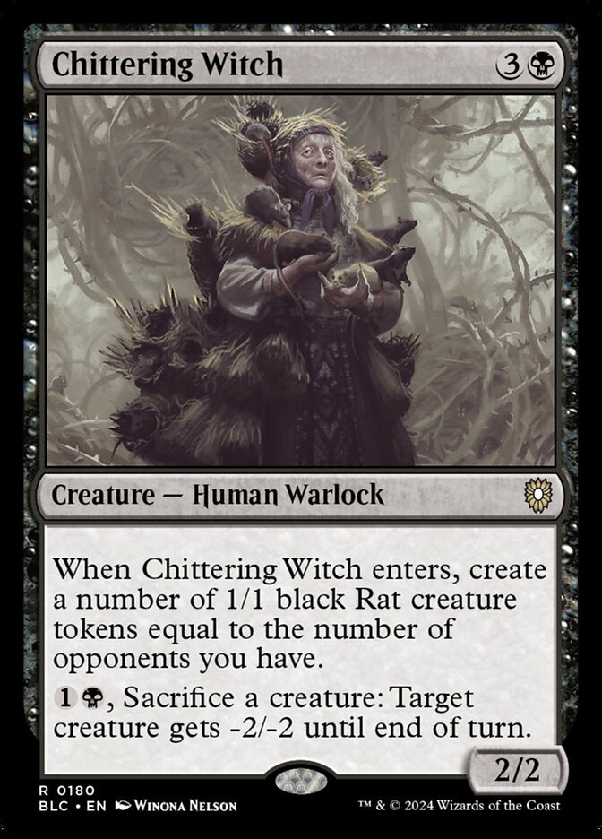 Chittering Witch - carta Magic The Gathering
