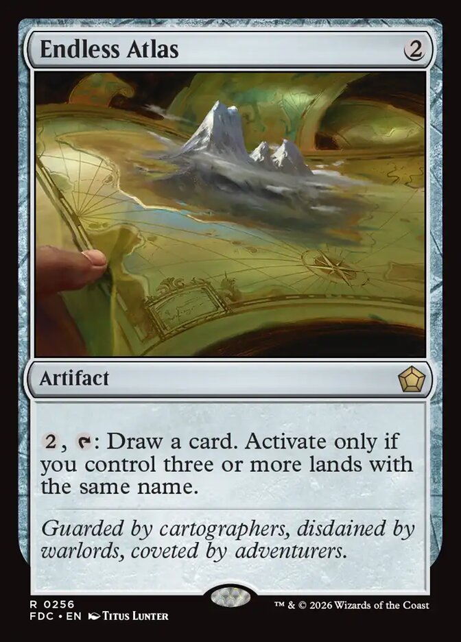 Endless Atlas - carta Magic The Gathering