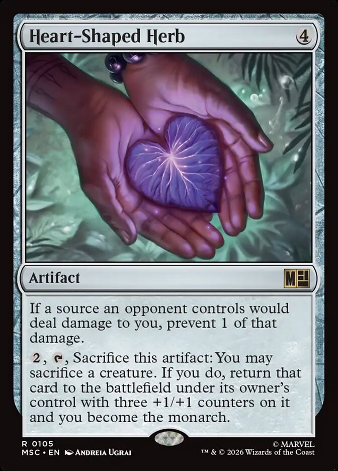 Heart-Shaped Herb - carta Magic The Gathering