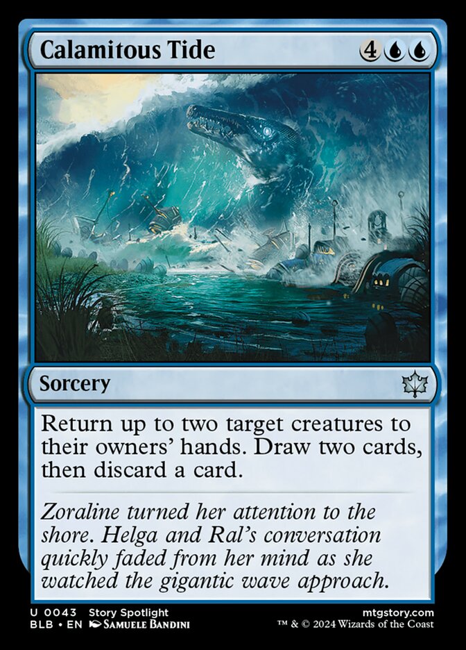 Calamitous Tide - carta Magic The Gathering