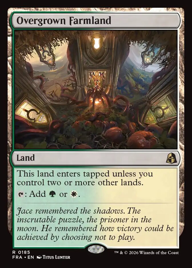 Overgrown Farmland - carta Magic The Gathering