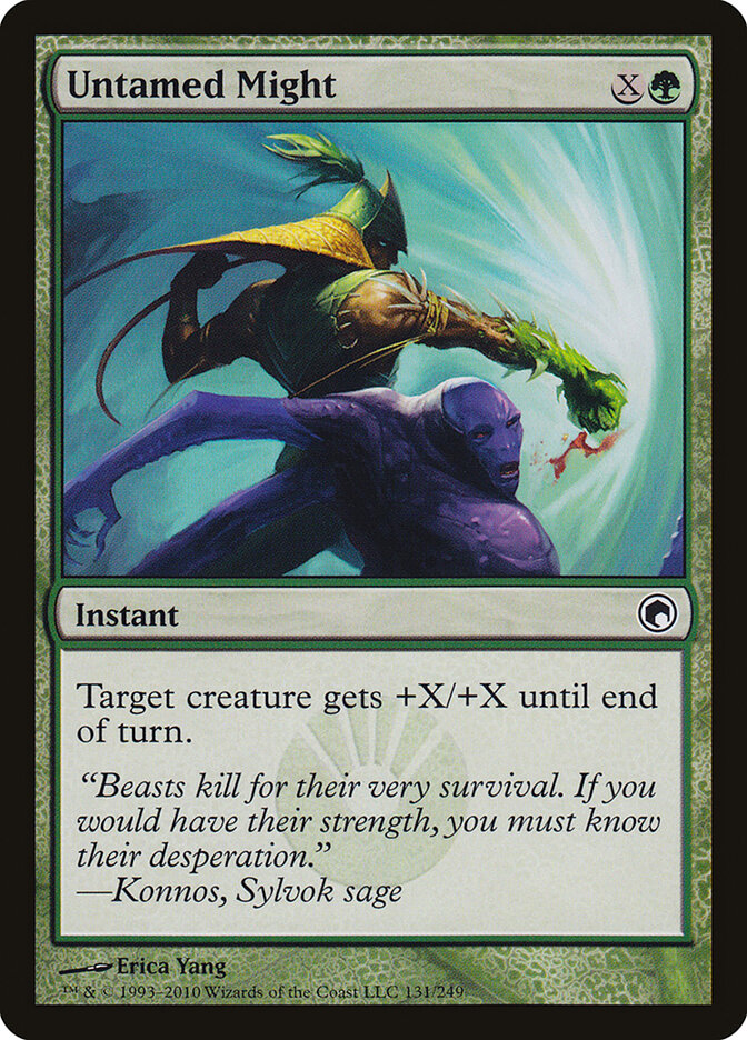 Untamed Might - carta Magic The Gathering