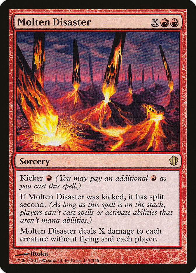 Molten Disaster - carta Magic The Gathering