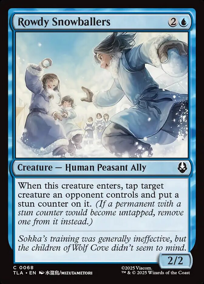 Rowdy Snowballers - carta Magic The Gathering