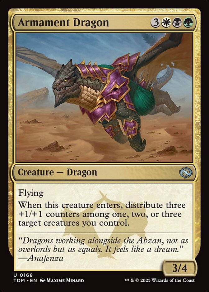 Armament Dragon - carta Magic The Gathering