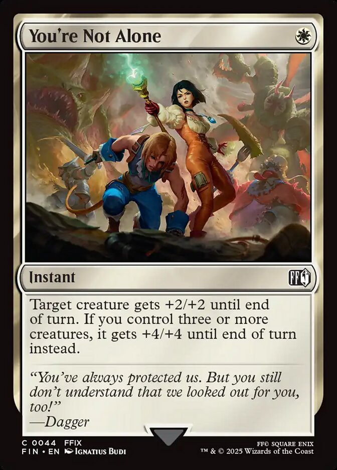 You're Not Alone - carta Magic The Gathering