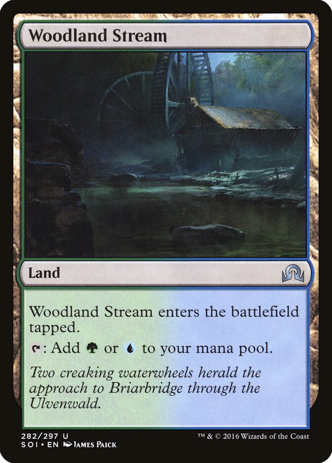 Woodland Stream - carta Magic The Gathering