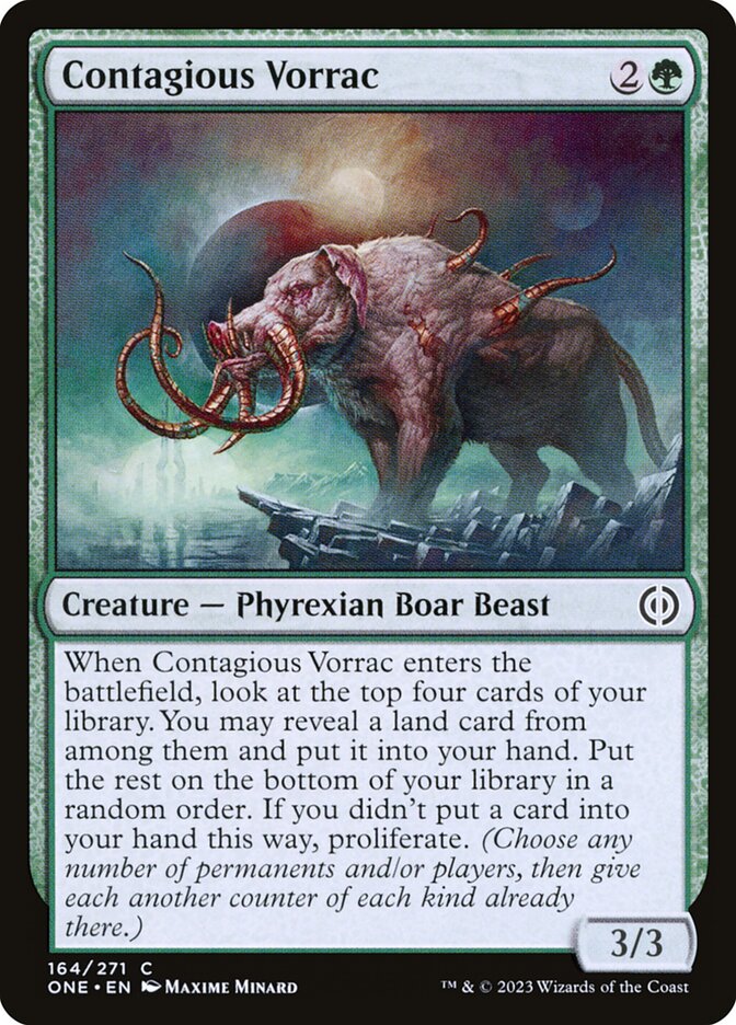 Contagious Vorrac - carta Magic The Gathering