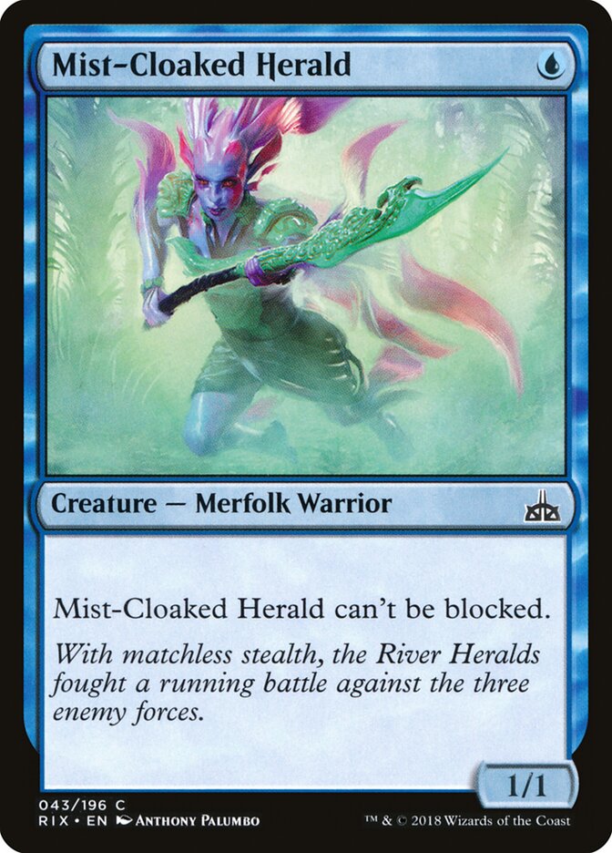 Mist-Cloaked Herald - carta Magic The Gathering