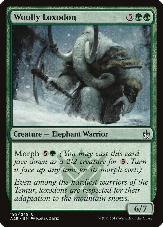 Woolly Loxodon - carta Magic The Gathering