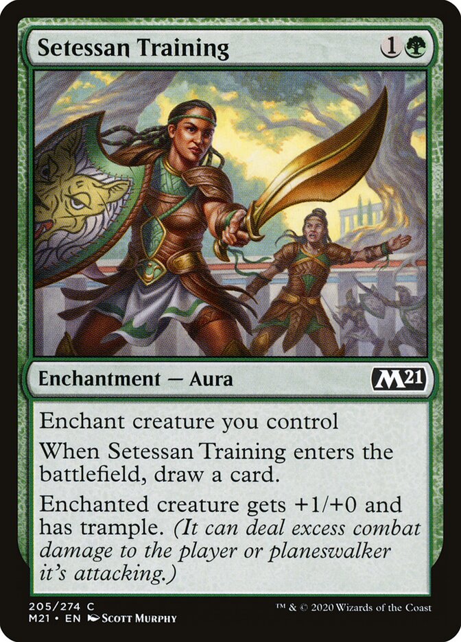Setessan Training - carta Magic The Gathering