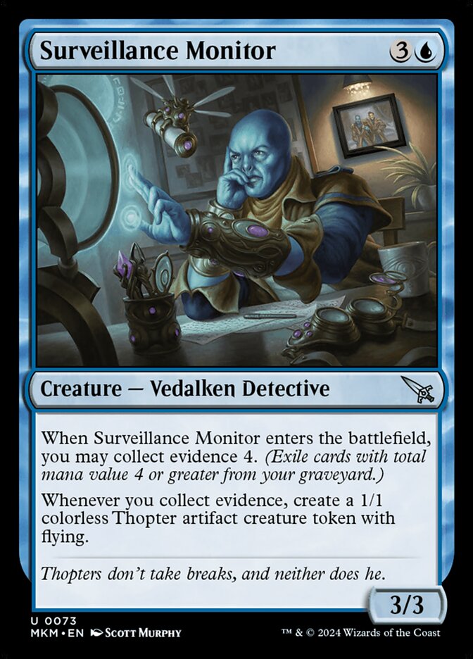 Surveillance Monitor - carta Magic The Gathering