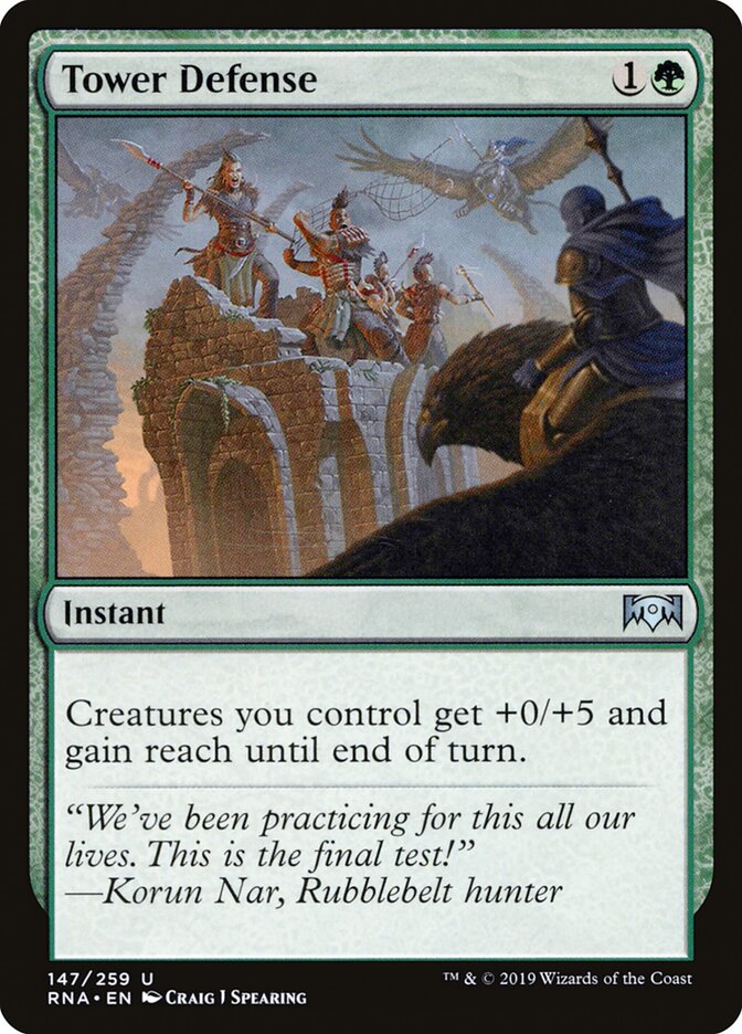 Tower Defense - carta Magic The Gathering