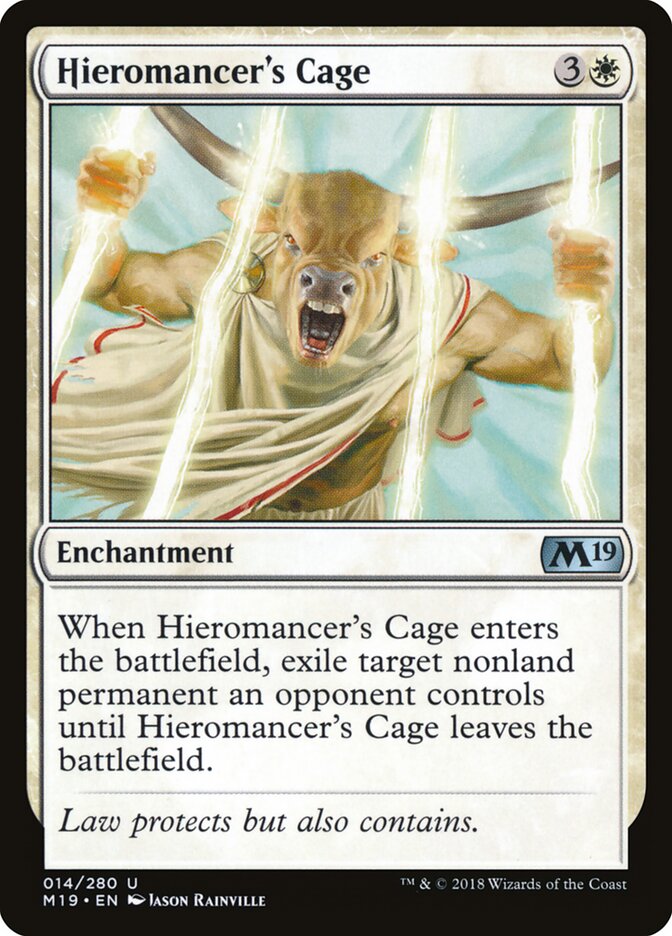 Hieromancer's Cage - carta Magic The Gathering