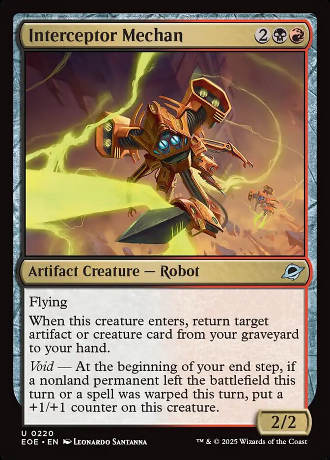 Interceptor Mechan - carta Magic The Gathering