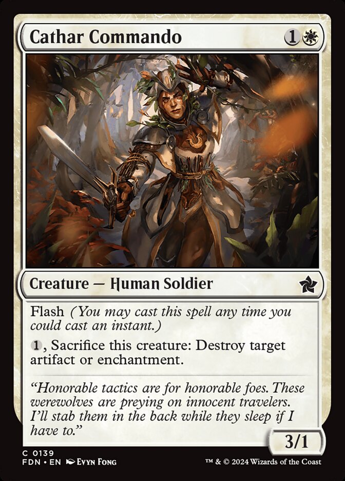 Cathar Commando - carta Magic The Gathering