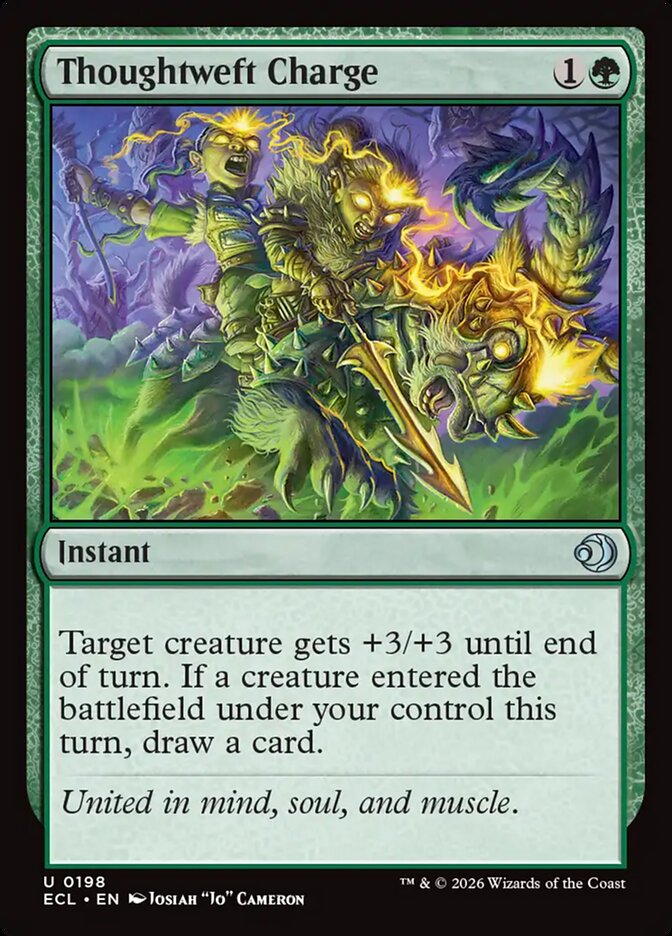 Thoughtweft Charge - carta Magic The Gathering