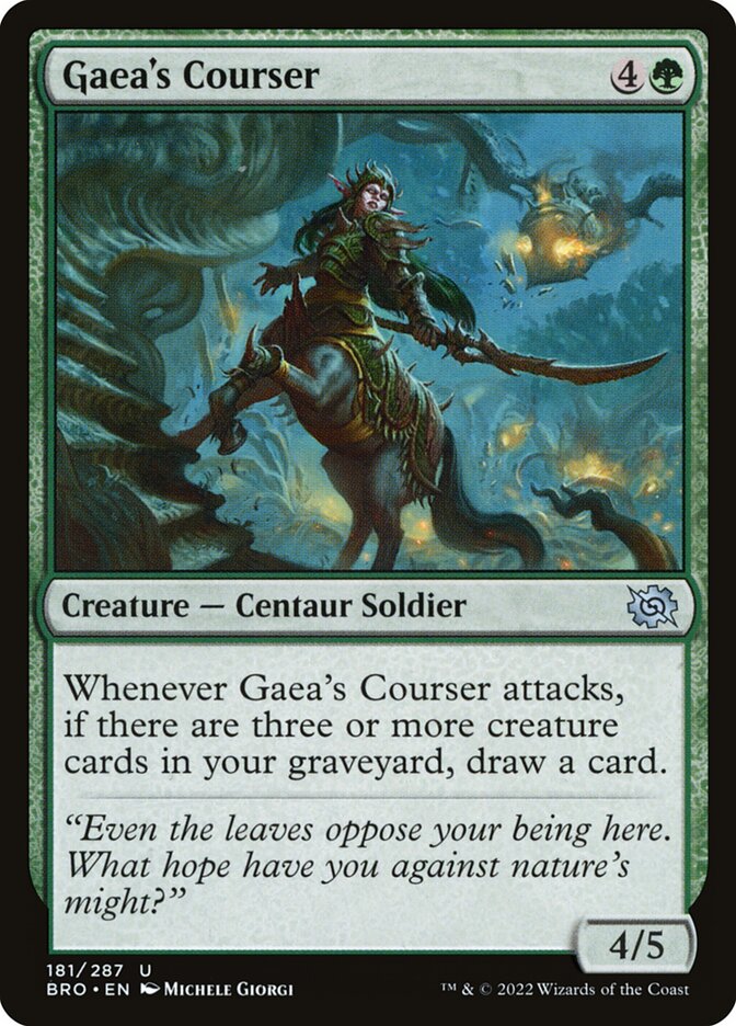 Gaea's Courser - carta Magic The Gathering