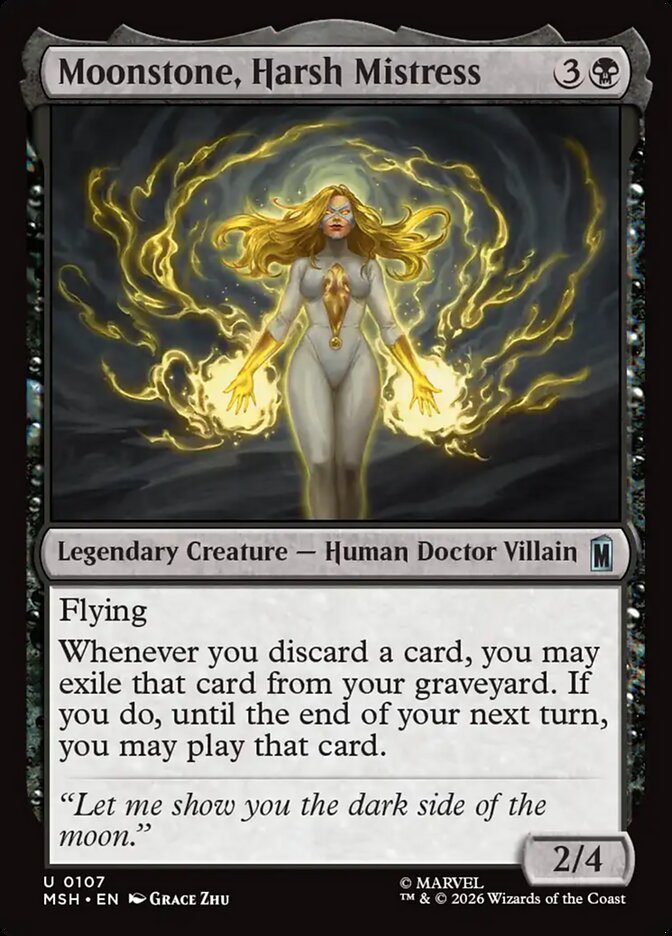 Moonstone, Harsh Mistress - carta Magic The Gathering