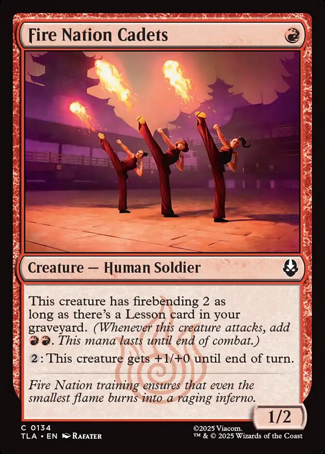 Fire Nation Cadets - carta Magic The Gathering
