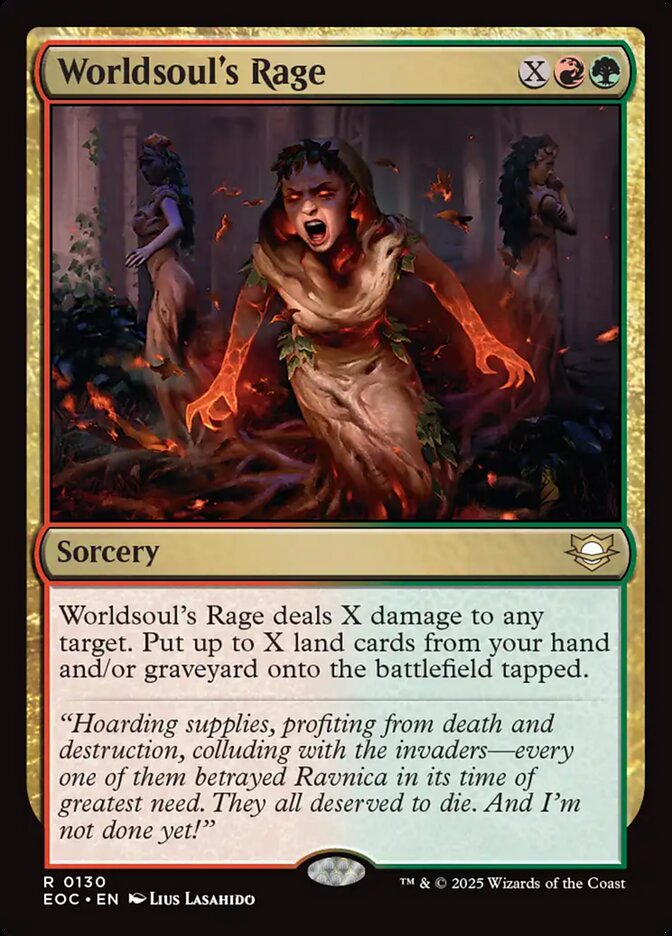Worldsoul's Rage - carta Magic The Gathering