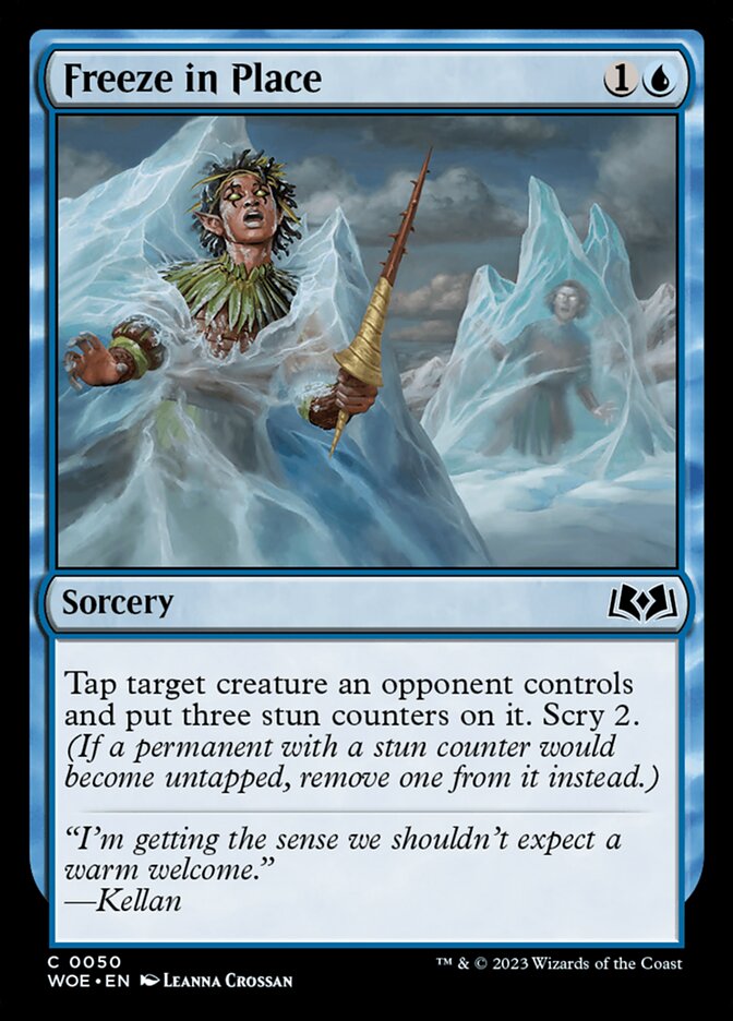 Freeze in Place - carta Magic The Gathering