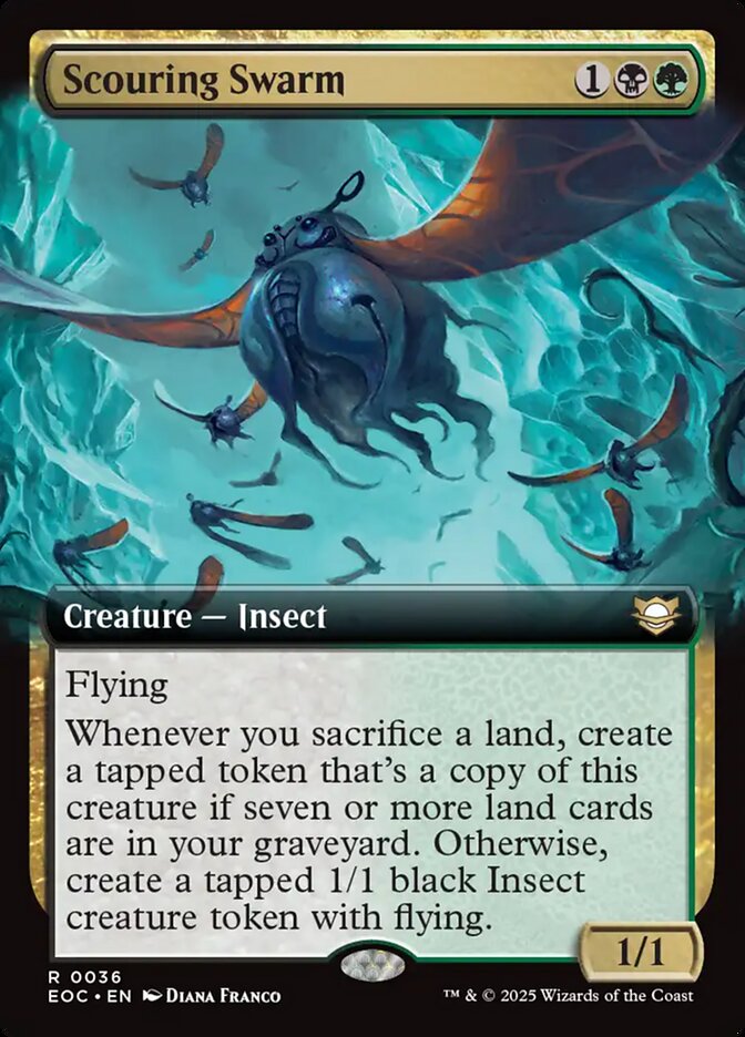 Scouring Swarm - carta Magic The Gathering