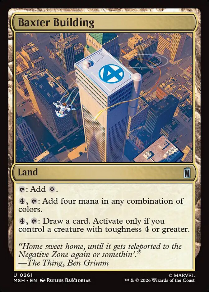 Baxter Building - carta Magic The Gathering