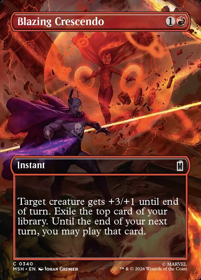 Blazing Crescendo - carta Magic The Gathering