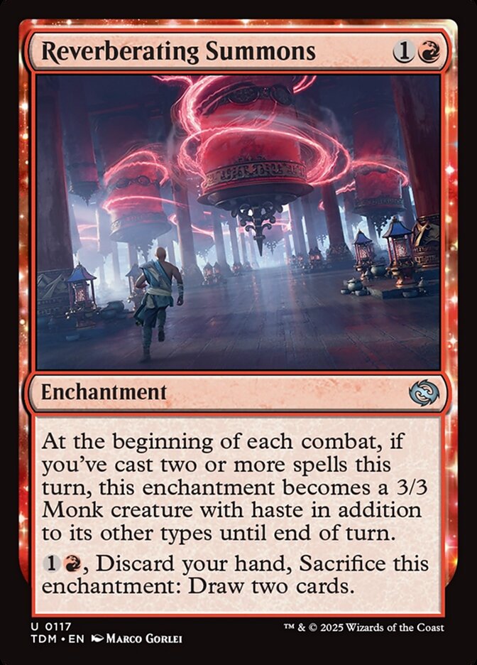 Reverberating Summons - carta Magic The Gathering