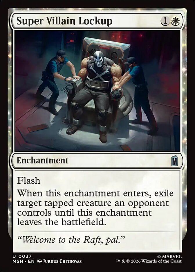 Super Villain Lockup - carta Magic The Gathering