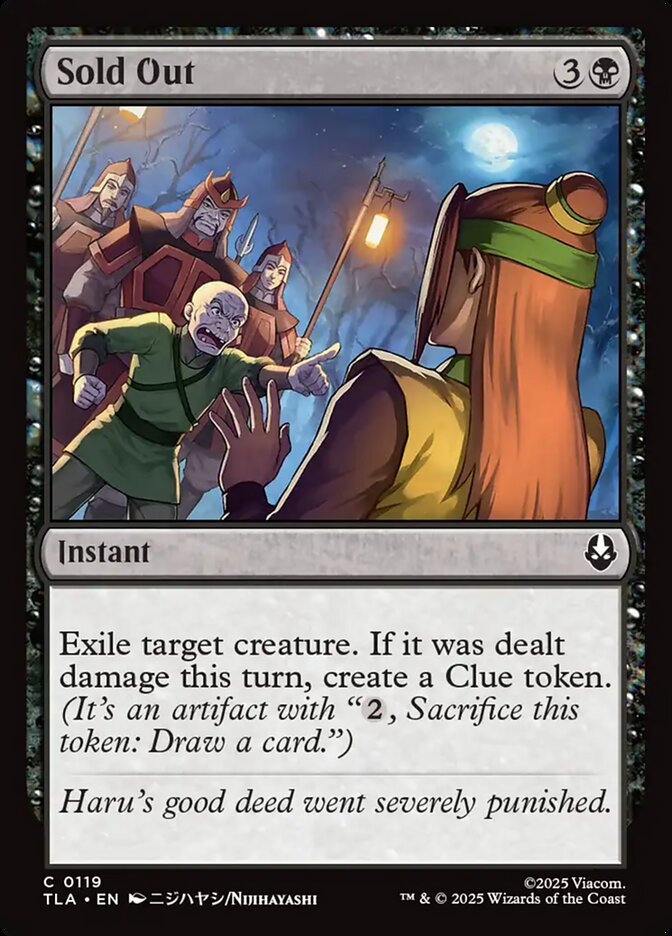 Sold Out - carta Magic The Gathering